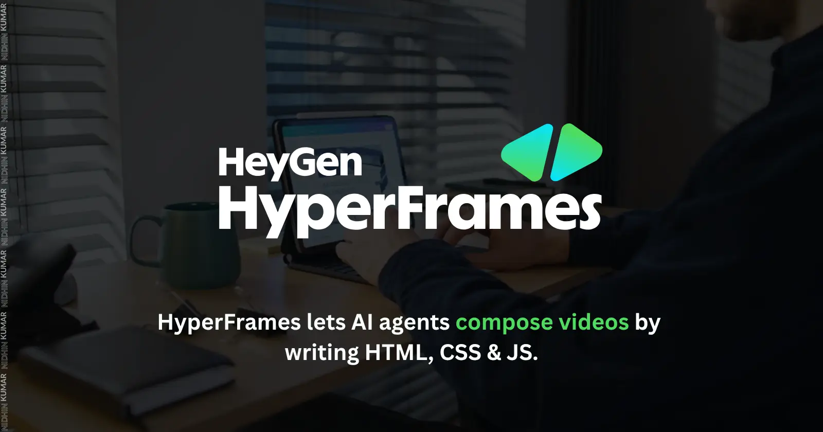 HyperFrames — HTML and GSAP based programmatic video tool
